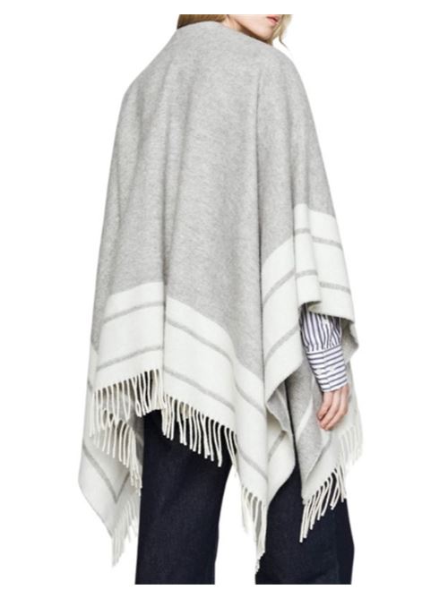 Poncho con frange Patrizia Pepe PATRIZIA PEPE | 8F0017-A400-H2A7